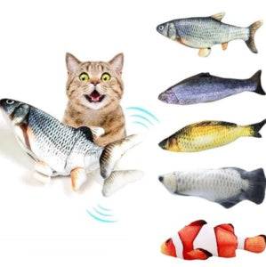 Senza versione Cat Nip - Simulazione elettrica del pesce che salta. Giocattolo elettrico per pesci