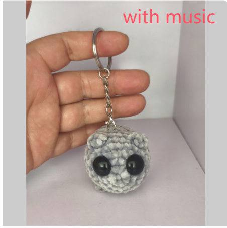 Cute And Minimalist Hamster Crochet Doll Keychain - YLORESHOP