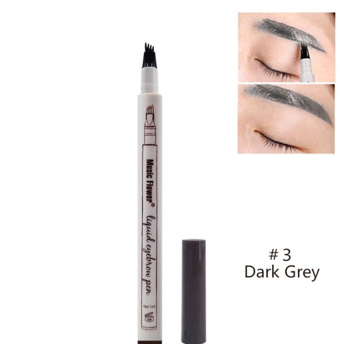 Waterproof Natural Eyebrow Pen Four-claw Eye Brow Tint Fork Tip Eyebrow Tattoo Pencil - YLORESHOP