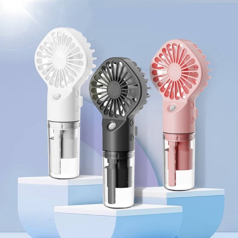 Strong Power Spray Humidification Small Mist Fan Humidification Usb Charging Portable Fan Icy And Refreshing Fan Water Supplement - YLORESHOP