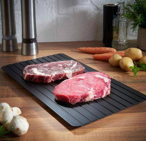 Fast Defrosting Tray Thaw  Kitchen Quick Aluminum Thaw Plate - YLORESHOP