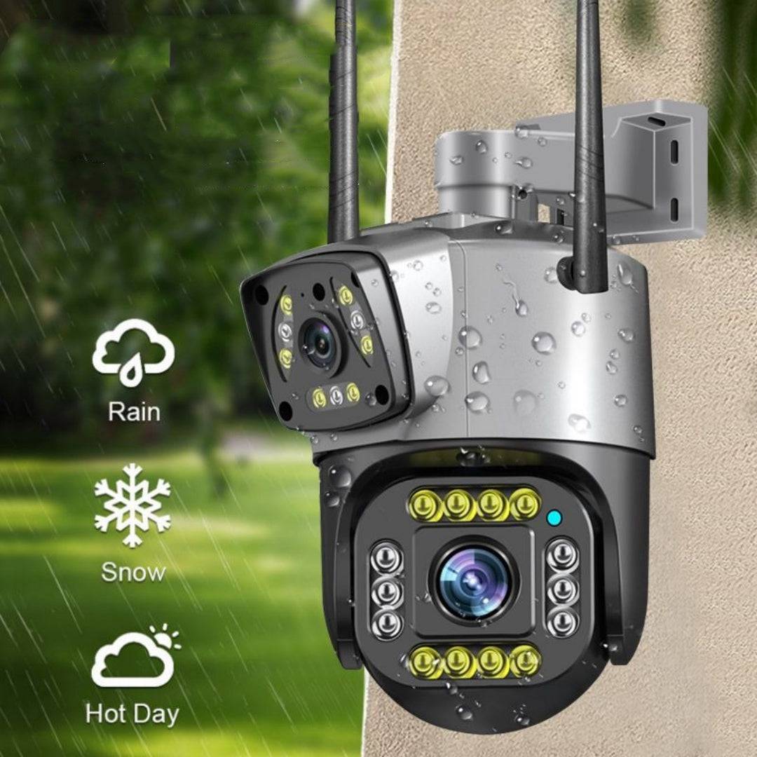 Outdoor Waterproof WiFi 4G Dual Lens High-definition Camera