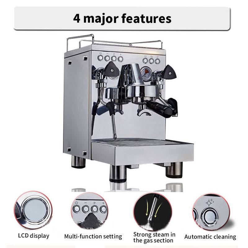 Macchina per caffè espresso semiautomatica completa per uso domestico e aziendale