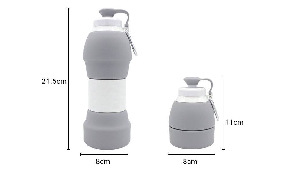 Silicone folding water bottle - YLORESHOP