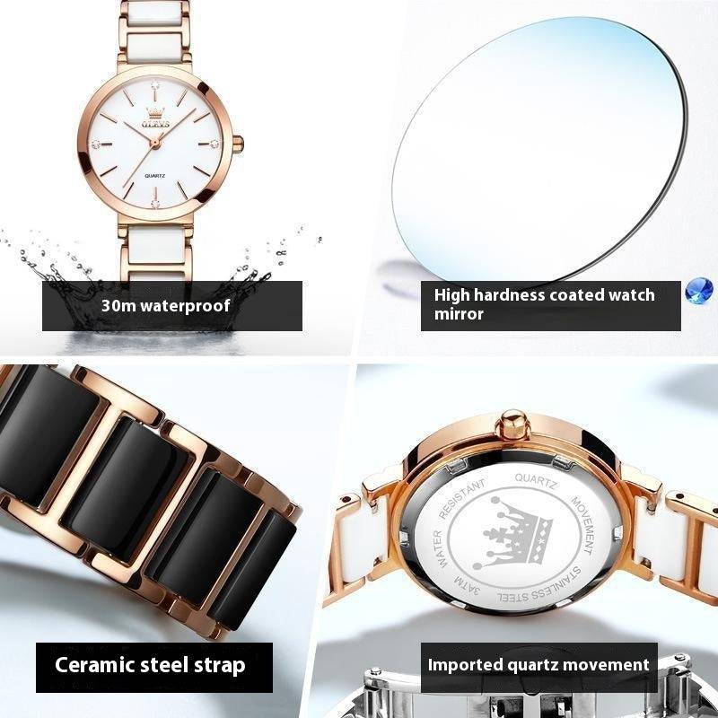 Women's Fashionable Waterproof Original Quartz Movement Niche High-end Watch - YLORESHOP