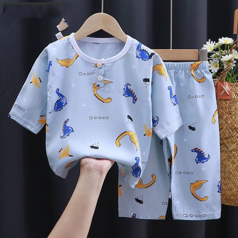 Summer Clothes Cotton Silk Air-conditioning Clothes Baby Clothes - YLORESHOP