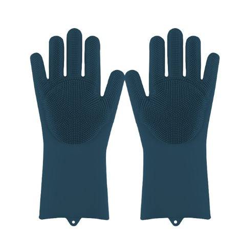 Silicone Heat-resistant Cleaning Brush Scrubbing Gloves - YLORESHOP