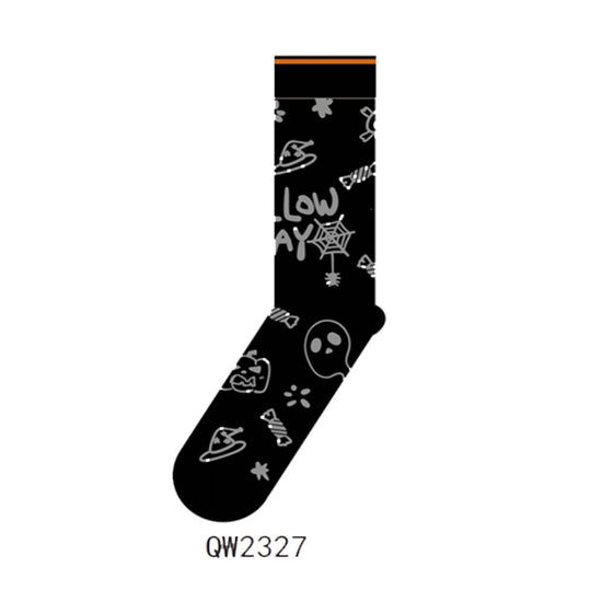 Halloween Cotton Socks Man And Woman Cartoon Tube Socks - YLORESHOP