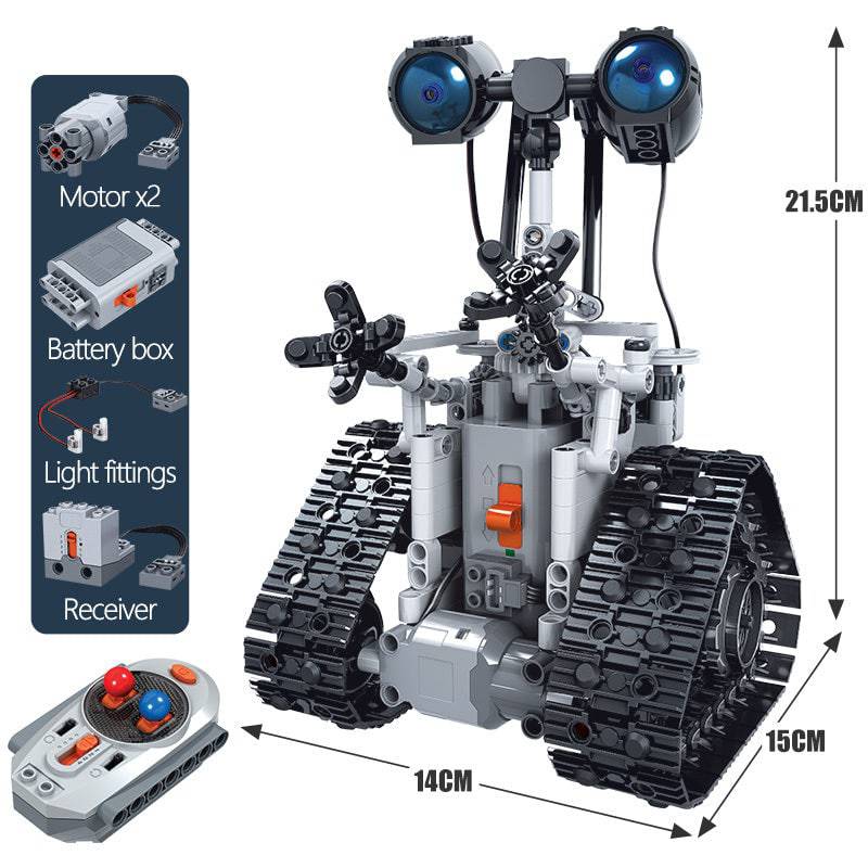 Robot electric block control block boy toy building blocks - YLORESHOP