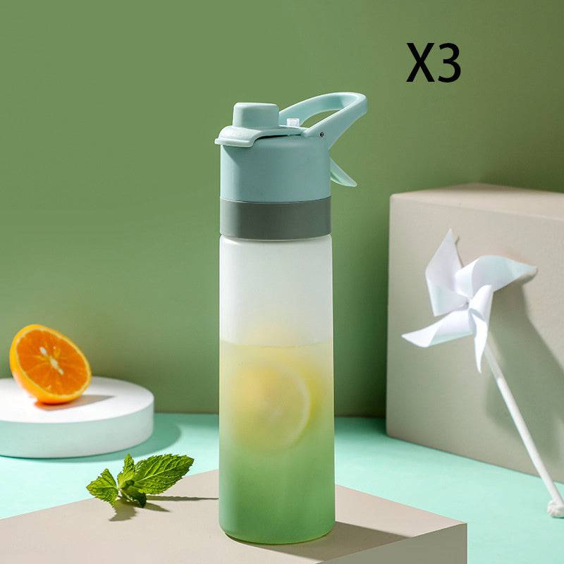 Spray Water Bottle For Girls Outdoor Sport Fitness Water Cup Large Capacity Spray Bottle Drinkware Travel Bottles Kitchen Gadgets - YLORESHOP