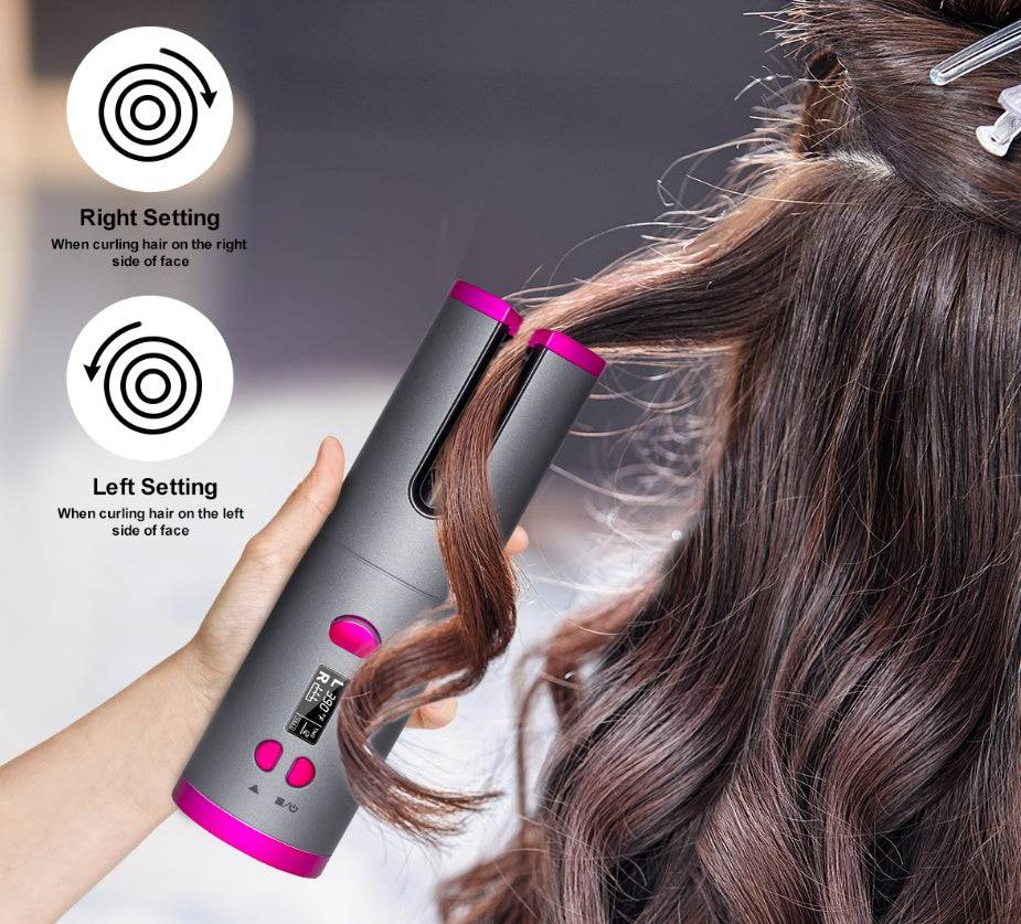 Curling Iron USB Wireless Multifunctional Charging Curler - YLORESHOP