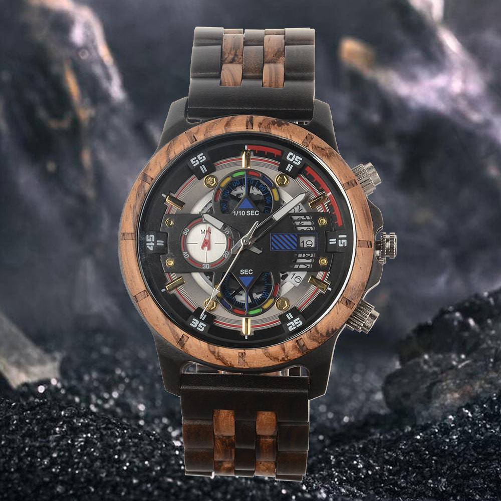 Multi-function Quartz Watch Men - YLORESHOP