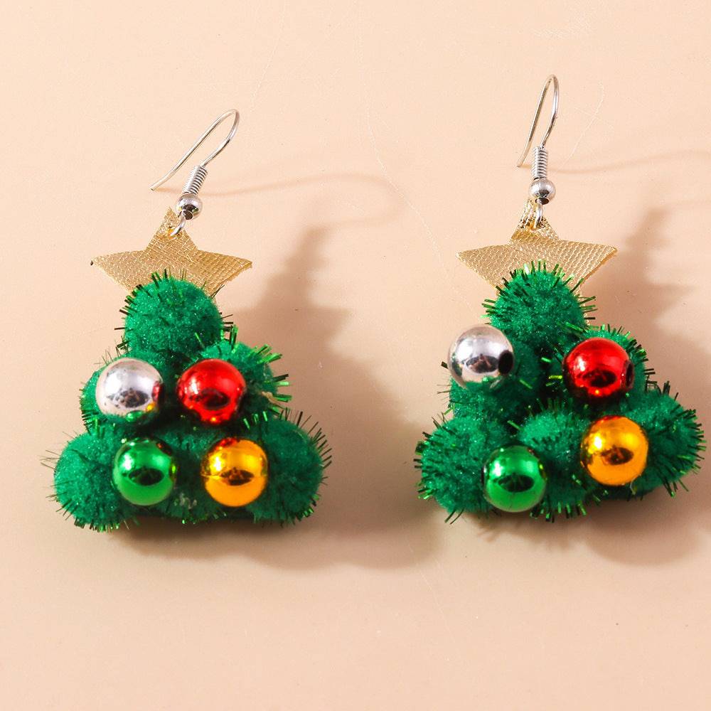 Ornament Christmas Cartoon Cute Earrings - YLORESHOP