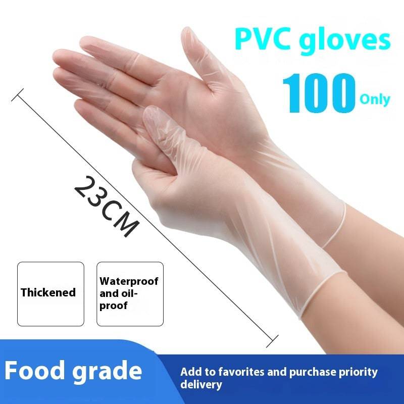 Disposable Dishwashing Gloves Female Extended Waterproof Latex - YLORESHOP