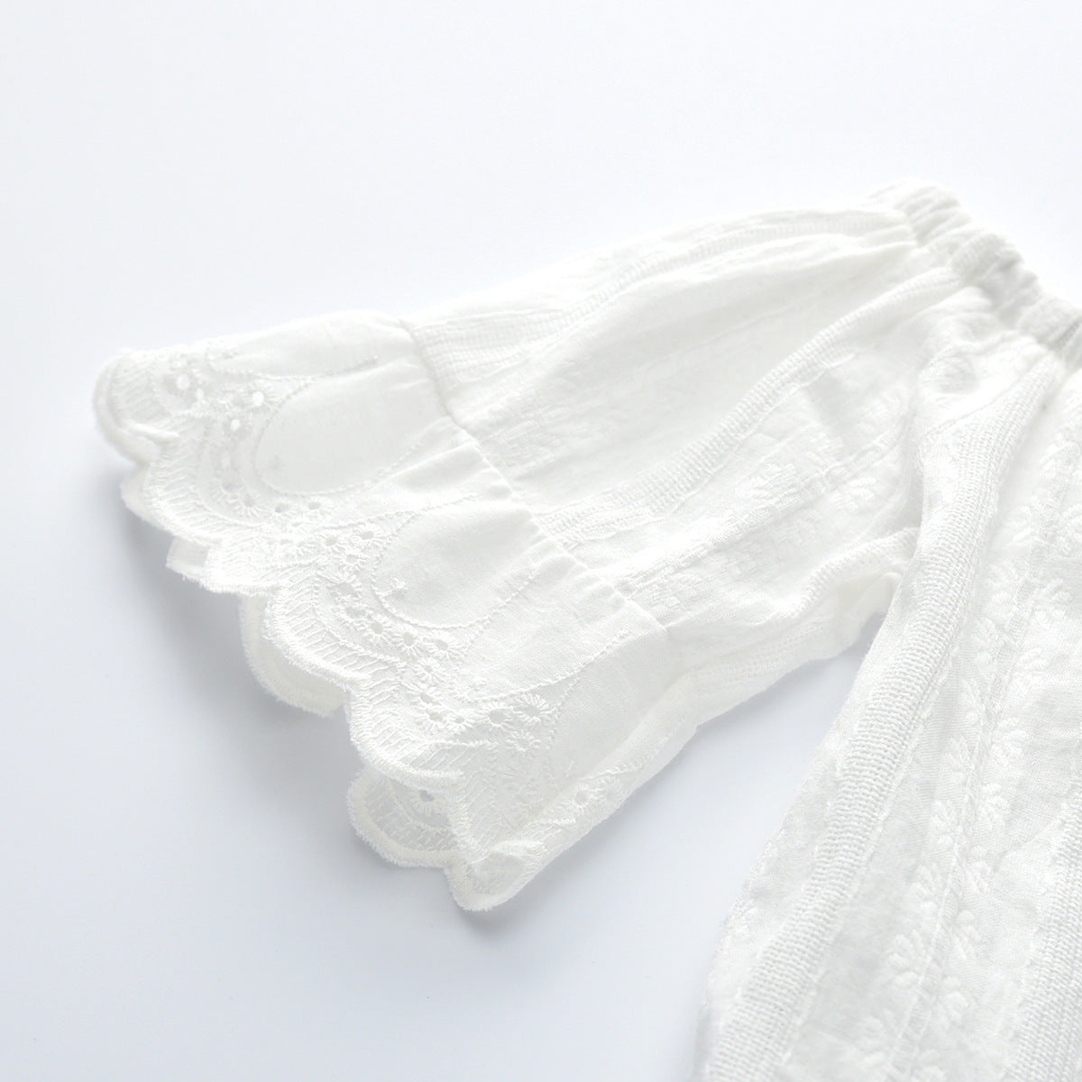 Girls Lace Pearl Jeans Set - YLORESHOP