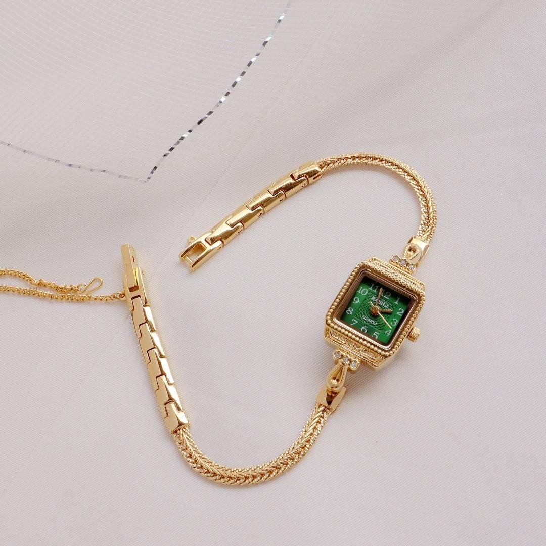 Small And Exquisite Fine Band Watch Retro Bracelet Square Model - YLORESHOP