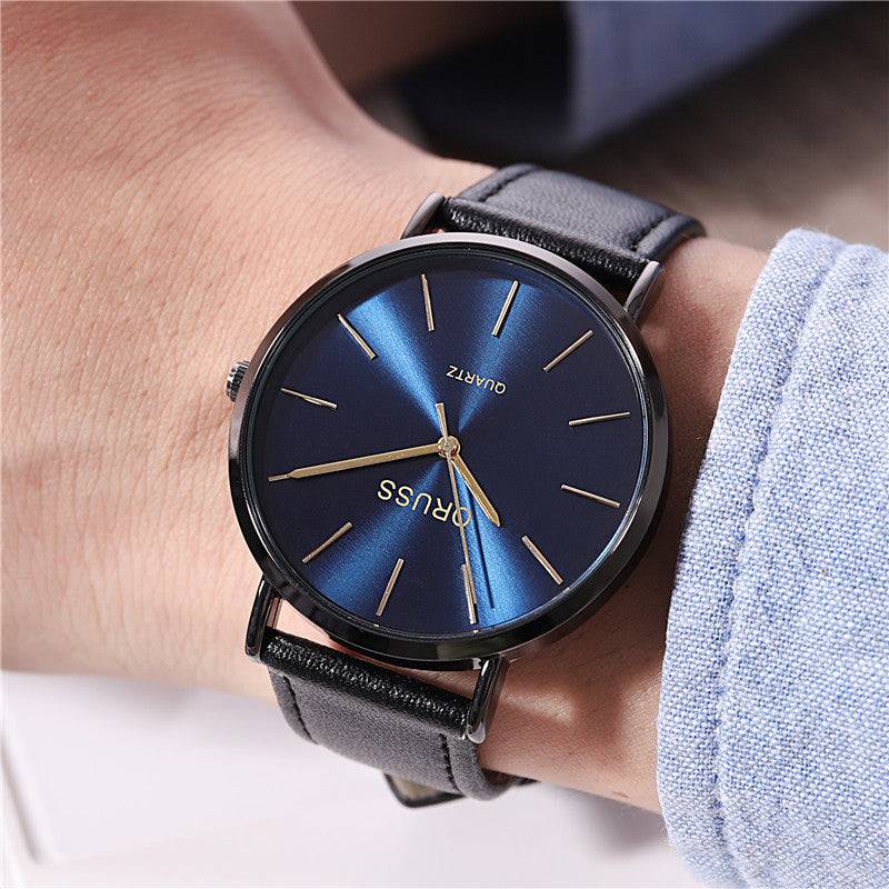 Men's Light Luxury Ultra-thin Belt Watch - YLORESHOP