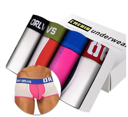 4Pc Boxershorts for Men Boxer Short Underwear Man Panties - YLORESHOP