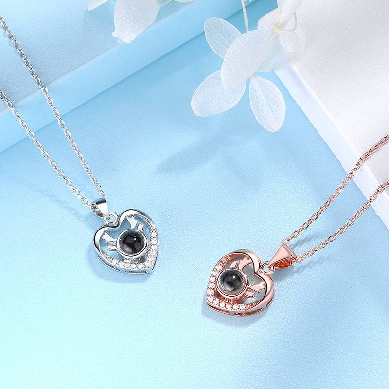 All The Way To Have You Pendant Necklaces Heart-shaped Short Clavicle - YLORESHOP