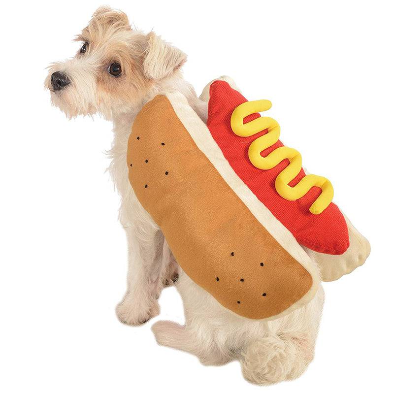 Divertenti costumi di Halloween per cani Cuccioli Abbigliamento per animali domestici Design per hot dog Vestiti per cani Abbigliamento per animali Vestirsi Costume per gatti