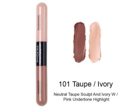 Double Heads Are Suitable For Any Skin Type Natural Color Brightening Liquid Concealer - YLORESHOP