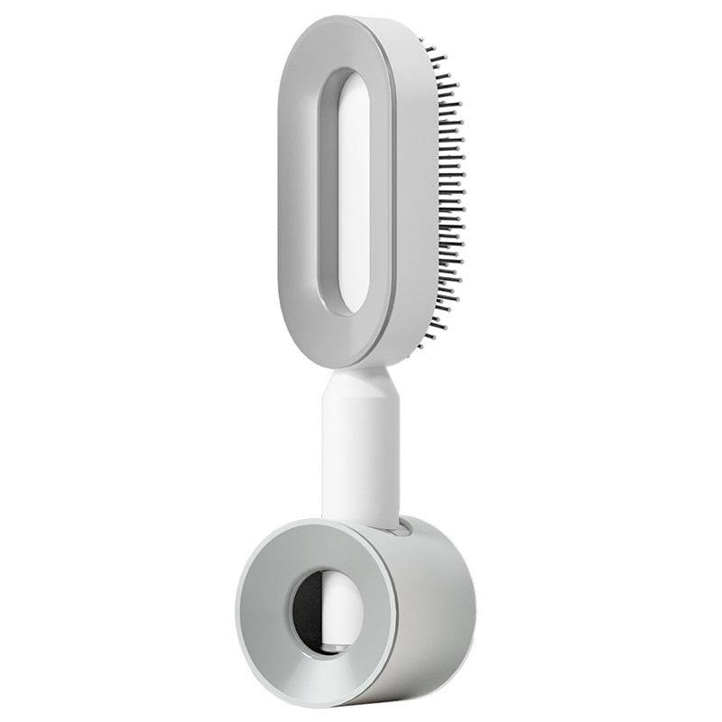 Self Cleaning Hair Brush For Women One-key Cleaning Hair Loss Airbag Massage Scalp Comb Anti-Static Hairbrush - YLORESHOP