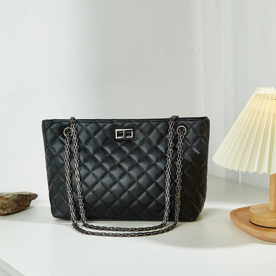 Women's Chain Portable One-shoulder Crossboby Bag Fashion Diamond Plaid - YLORESHOP