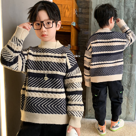 Western sweater for boys, winter clothing - YLORESHOP