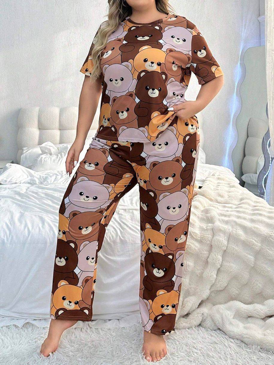 Trousers Plus-sized Plus Size Women's Pajamas Homewear Suit - YLORESHOP