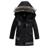 Boys Large Fur Collar Padded Warm Cotton Jacket - YLORESHOP