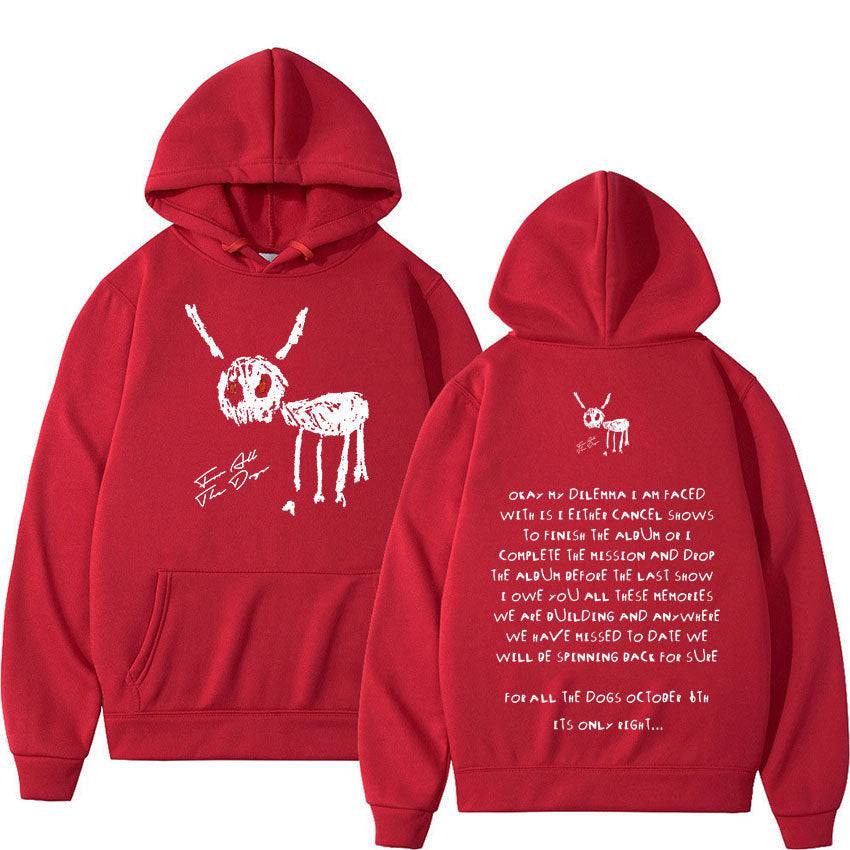 Rapper Drake For All The Dogs Letter Hoodie - YLORESHOP