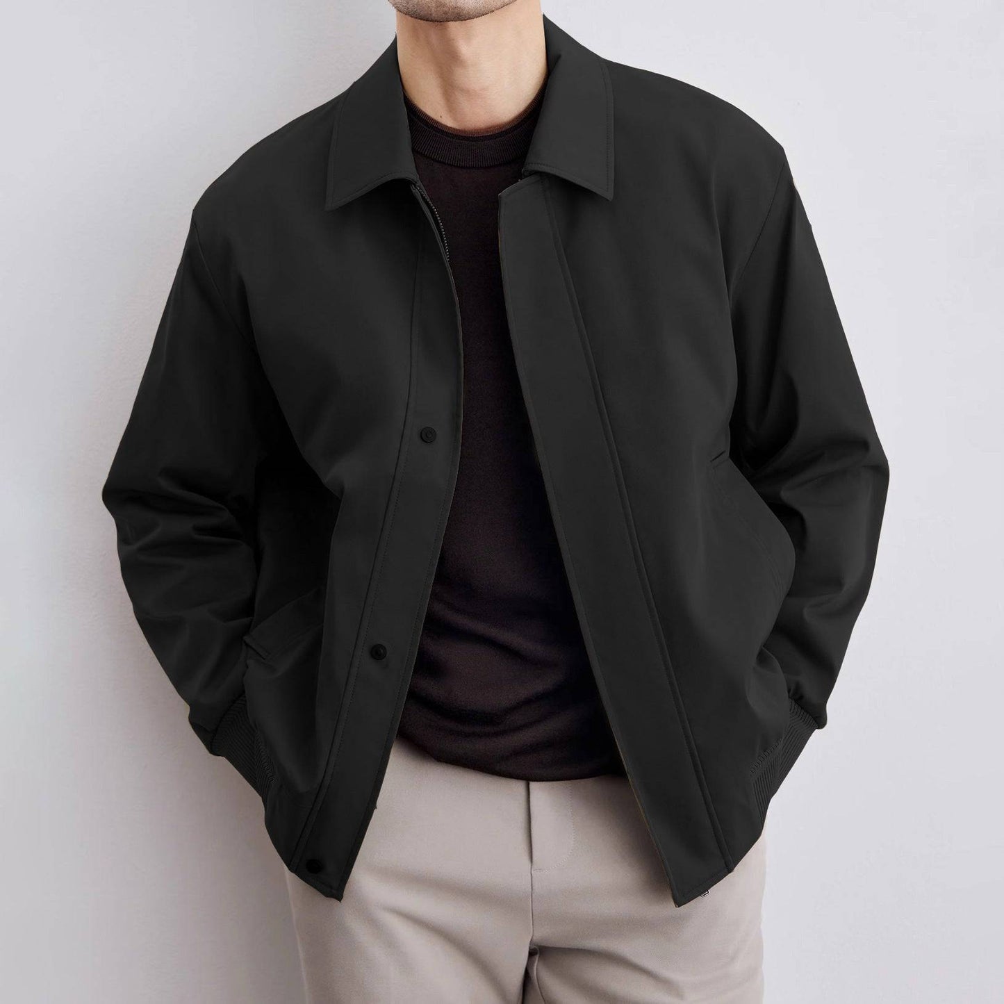 Men's Korean-style Lapel Executive Jacket