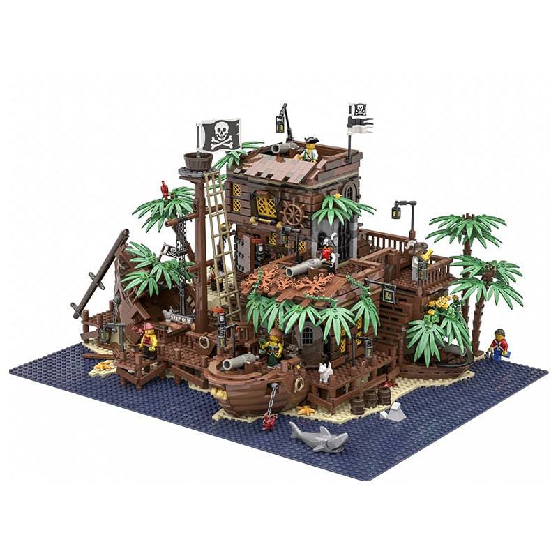 Grandi giocattoli assemblati della serie Captain Action Shipwreck Caribbean