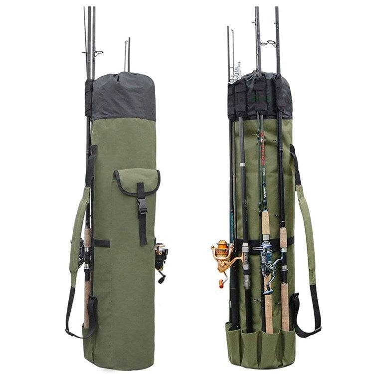 Cylinder Outdoor Fishing Bag Multifunctional Fishing Rod Bag Sea Rod Fishing Gear Storage Bag - YLORESHOP