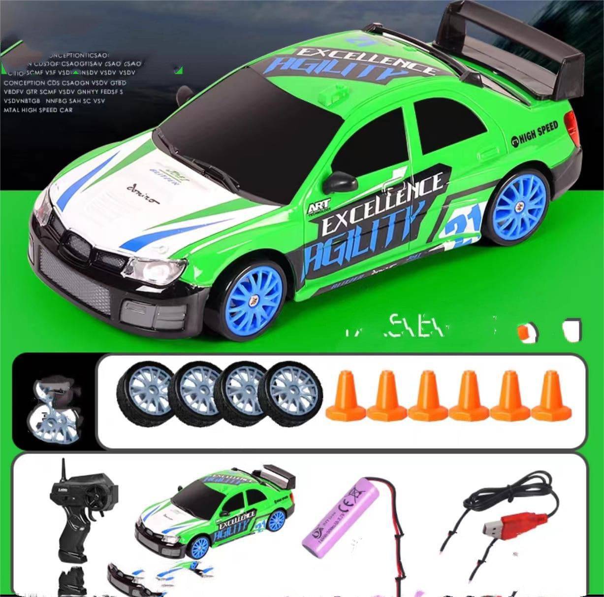 2.4G Drift Rc Auto 4WD RC Drift Auto Giocattolo di Controllo Remoto GTR Modello AE86 Veicolo Auto RC Auto da Corsa Giocattolo per I Bambini Regali Di Natale