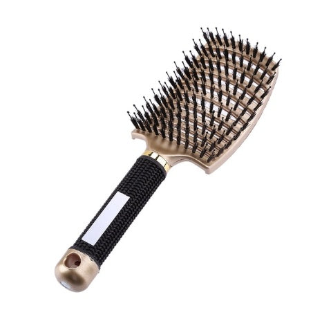 Hairbrush Anti Klit Brushy Haarborstel Women Detangler Hair Brush Bristle Nylon Scalp Massage  Teaser Hair Brush Comb - YLORESHOP