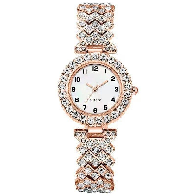 Fashion Jewelry Numbers Diamond Women's Watch Bracelet - YLORESHOP