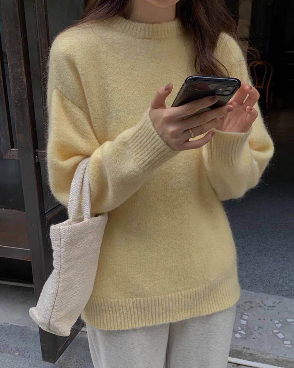 Women's Long-sleeved Sweater Pullover - YLORESHOP