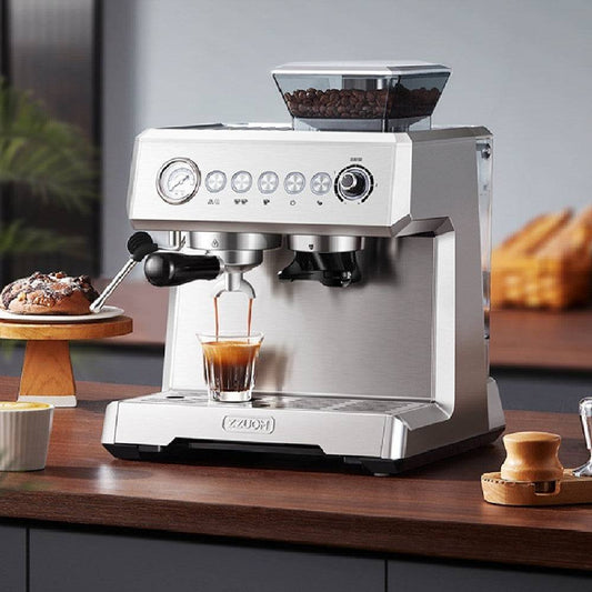 Macchina da caffè italiana completamente automatica per uso domestico, concentrato appena macinato