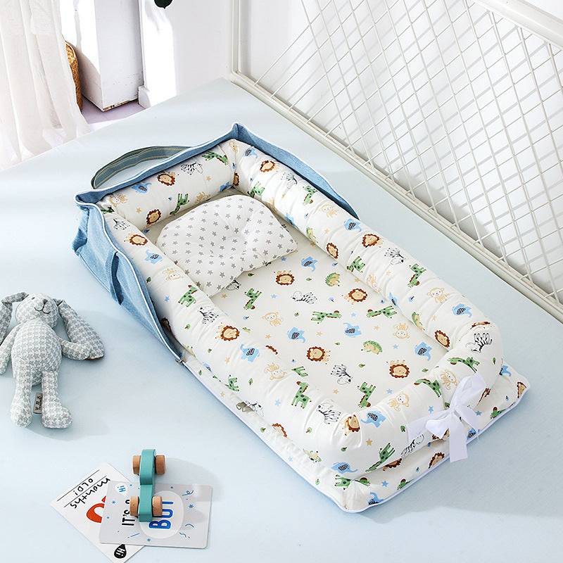 Baby Removable And Washable Bed Crib Portable Crib Travel Bed For Children Infant Kids Cotton Cradle - YLORESHOP