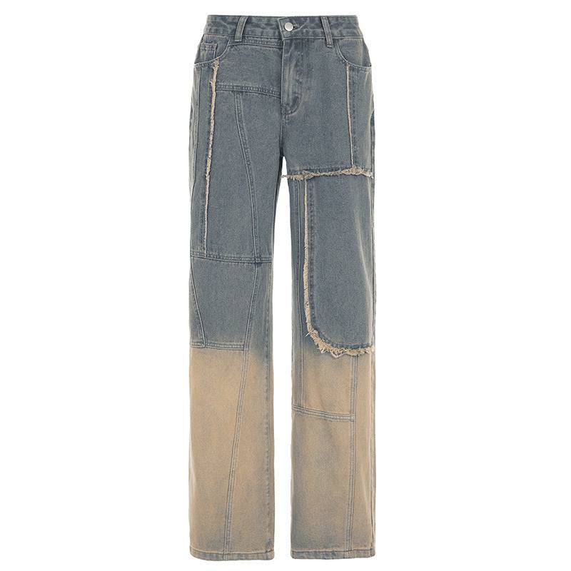 American Retro Street Fashion Jeans - YLORESHOP