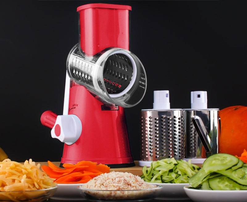 Manual Kitchen Accessories Multifunctional Round Mandoline Potato Slicer Vegetable Cutter Slicer Cheese Kitchen Gadgets - YLORESHOP