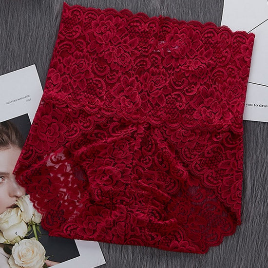 High Waist Lace Underwear Woman Panties - YLORESHOP