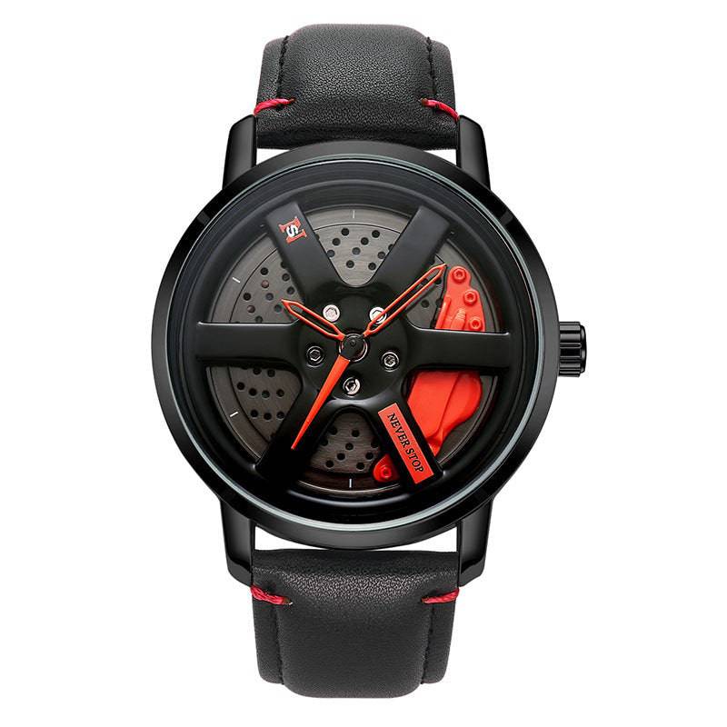 Quartz Men's Mesh Strap Trendy Unique Dial Watch - YLORESHOP