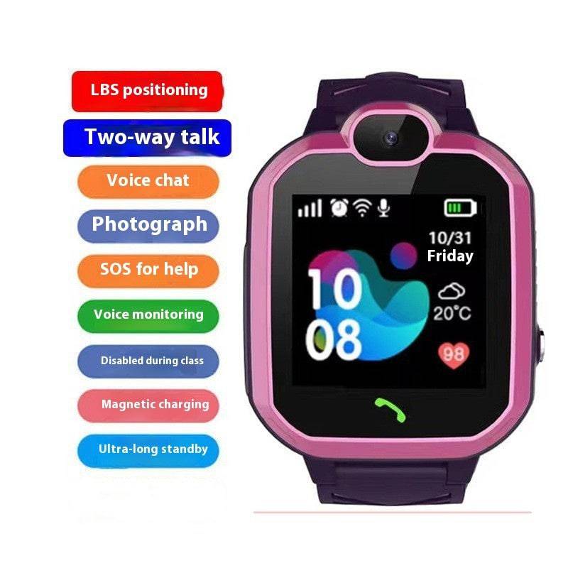 Smart Magnetic Charging Positioning Call Student Help Smart Watch - YLORESHOP