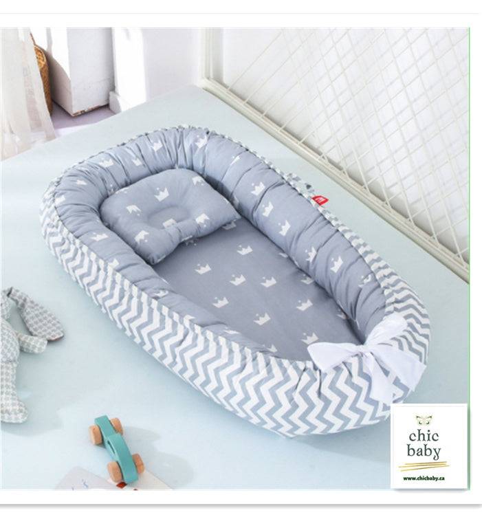 Baby Removable And Washable Bed Crib Portable Crib Travel Bed For Children Infant Kids Cotton Cradle - YLORESHOP