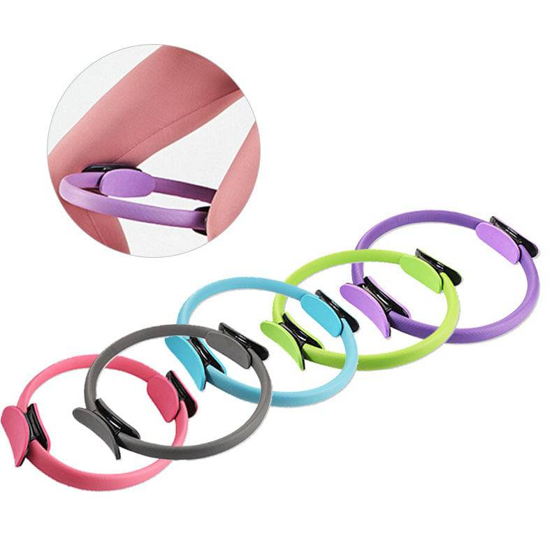 Yoga Fitness Pilates Ring Women Girls Circle Magic Dual Exercise Home Gym Workout Sports Lose Weight Body Resistance - YLORESHOP