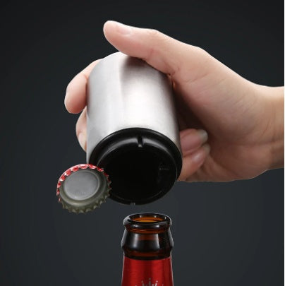 Creative Stainless Steel Beer Bottle Opener Web Celebrity Bar Press Opener Bottle Opener Automatic Summer Party - YLORESHOP