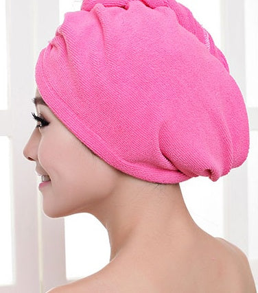 Women's Hair Dryer Cap, Absorbent Dry Hair Towel - YLORESHOP