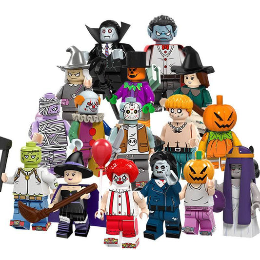 16 blocchi giocattolo di Halloween